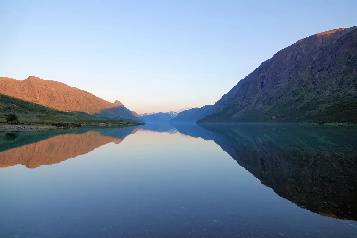 Jotunheim is a real place in Norway, and this week I went there on a road trip. [OC]