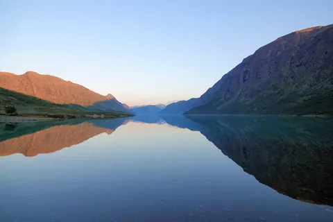 Jotunheim is a real place in Norway, and this week I went there on a road trip. [OC]