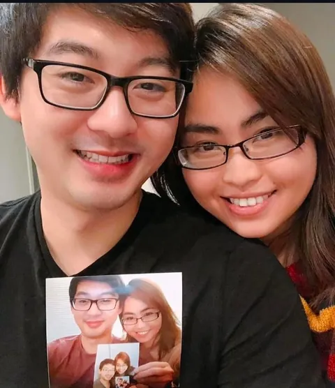 A married couple posed together for a picture every year since they first met 12 years ago 