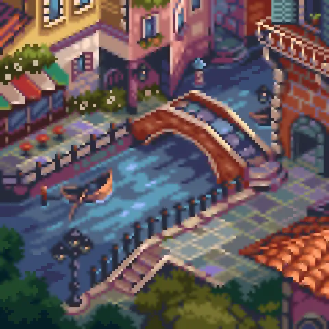 Venice in isometric