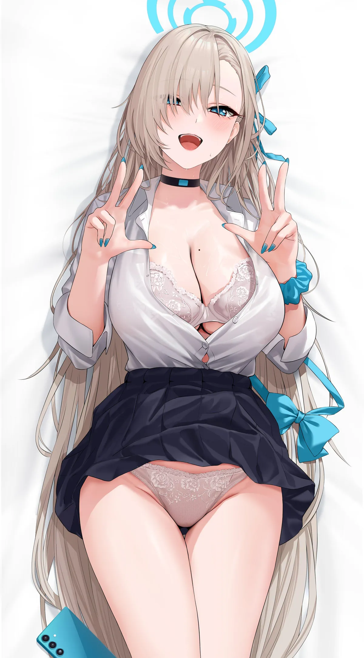 Asuna revealing her lingerie (WaNnE04615761)