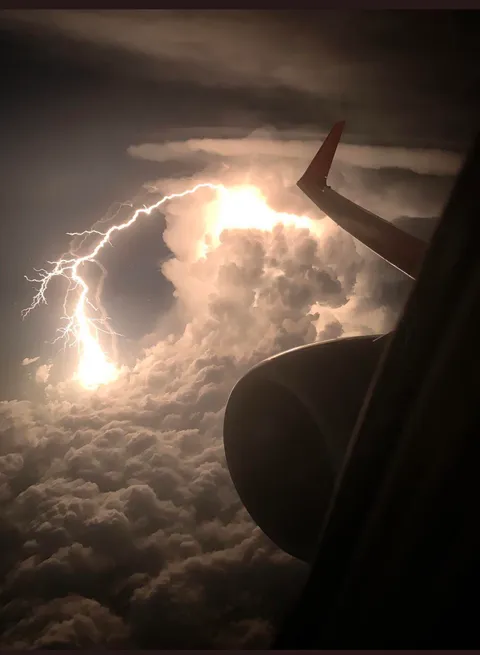 An Incredible View of Lightning Striking