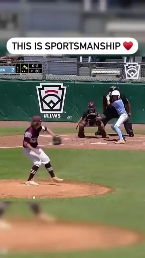 Young Child, Who Was Hit By A Pitch, Shows Amazing Sportsmanship