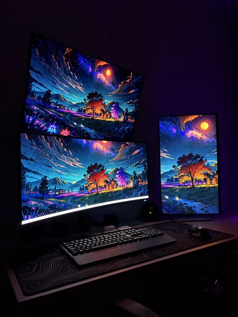 Treated myself to a new setup (OLED is a godsend)