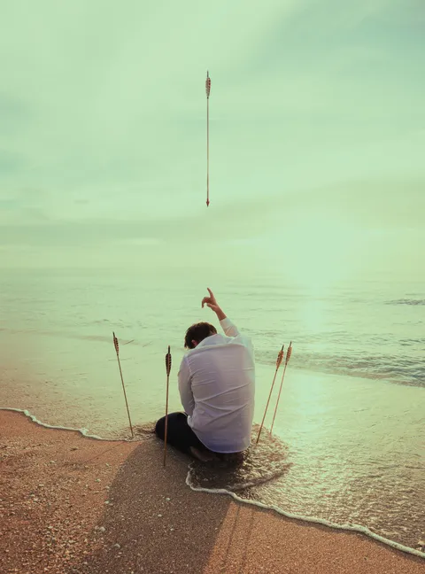 To Accept, a self-portrait, Digital Photography, 2024.