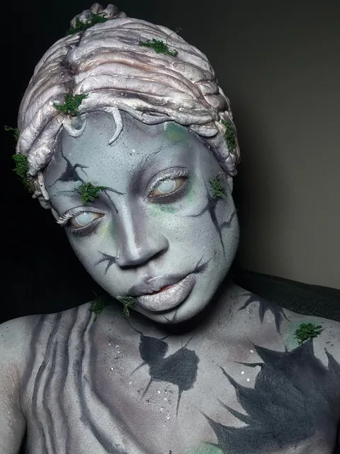 statue makeup look 🗿