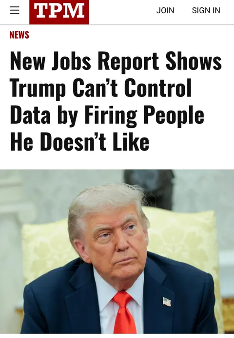 You can’t control the data by firing people you don’t like