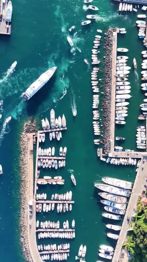 Watching boat traffic in and out of the marina