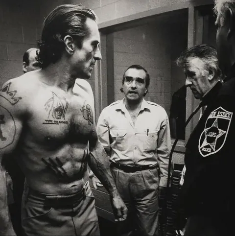 Robert De Niro and Martin Scorsese on the set of Cape Fear (1991)