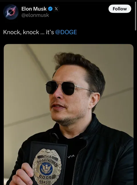 Look his own badge he earned by funneling billions into his own companies while kids starve, education crumbles, and Medicaid and SS are gutted.