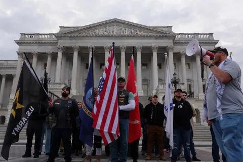 [OC] Veterans protesting at the Capitol. Remove the Regime 11/21/25