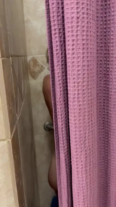 You walk in on me showering. What’s your next move?