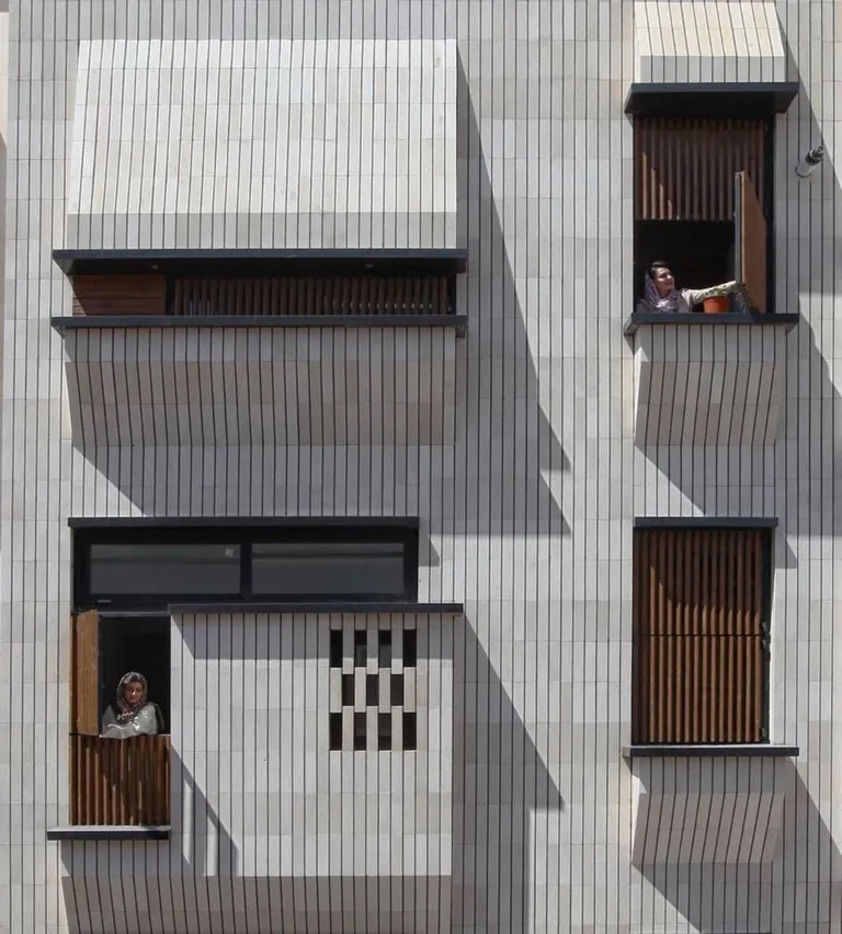 more examples of contemporary apartment buildings in Iran