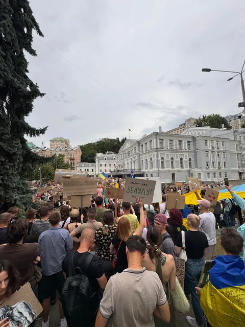 Fourth day of protests in Kyiv, Ukraine