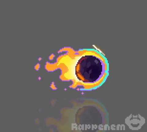 Tried making a fancy fireball :D