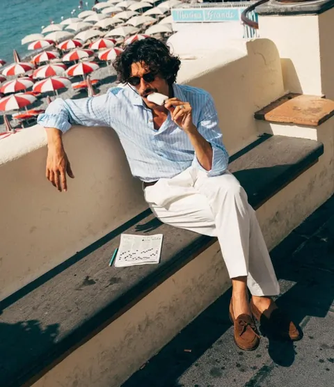 Inspiration vs my take: chinos or denim?