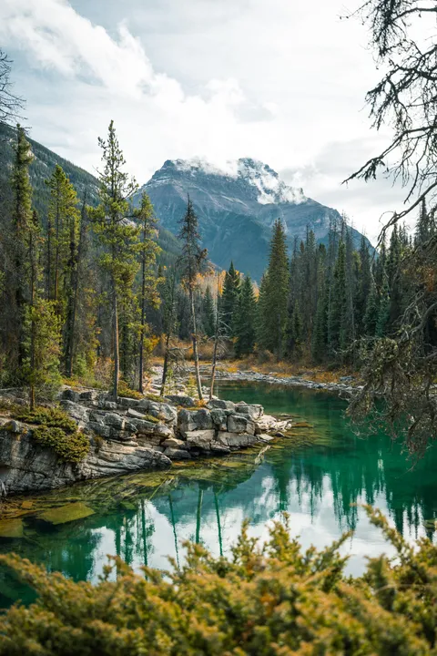 ITAP of a mountain lake