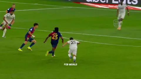 Alternate angle of Jules Koundé's winner against Real Madrid