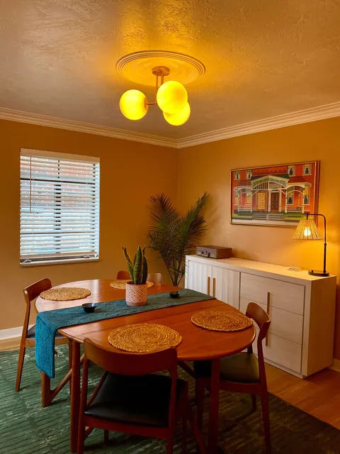 The coziness of my home at different times of day