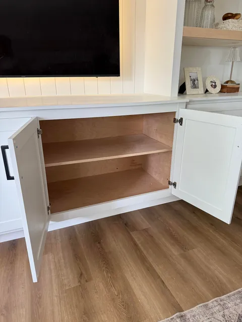 Built this over the longest ‘weekend project’ ever. Finally finished my first set of built-ins in my home!