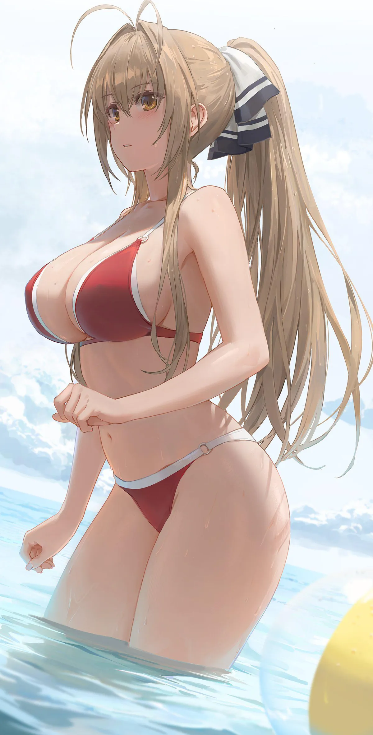 Sento Isuzu Having Fun in the Beach [Amagi Brilliant Park] (Free Style)