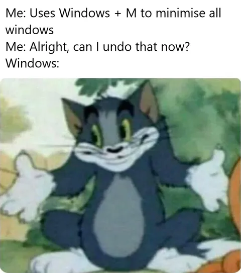 Though I did undo it once but idk how