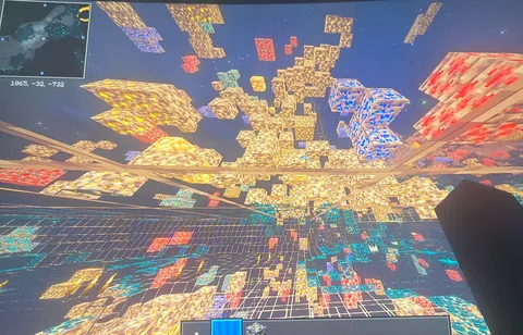 Hey, I wasnt playing for like 3-4 years is this the average vein at the last version or just a weird world gen?