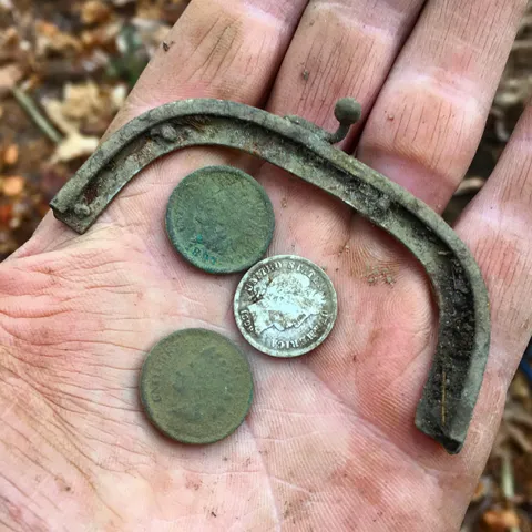 103 Years Ago Someone Lost Their Coin Purse.