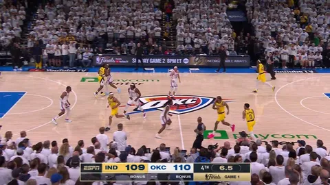 [Highlight] Every angle of Tyrese Halliburton’s game-winning shot with 0.3 seconds left to give Indiana a NBA Finals Game 1 victory
