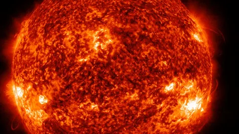 Today's large eruption on the Sun triggered a STRONG RADIATION STORM (frequency 10 events per 11 years)