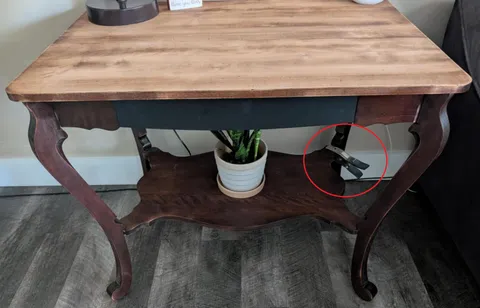 How would you permanently affix this clamp to its current position without taking it off/removing it? (Reason in post body)