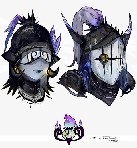 Pokémon Inspired Headgear Designs! [OC]
