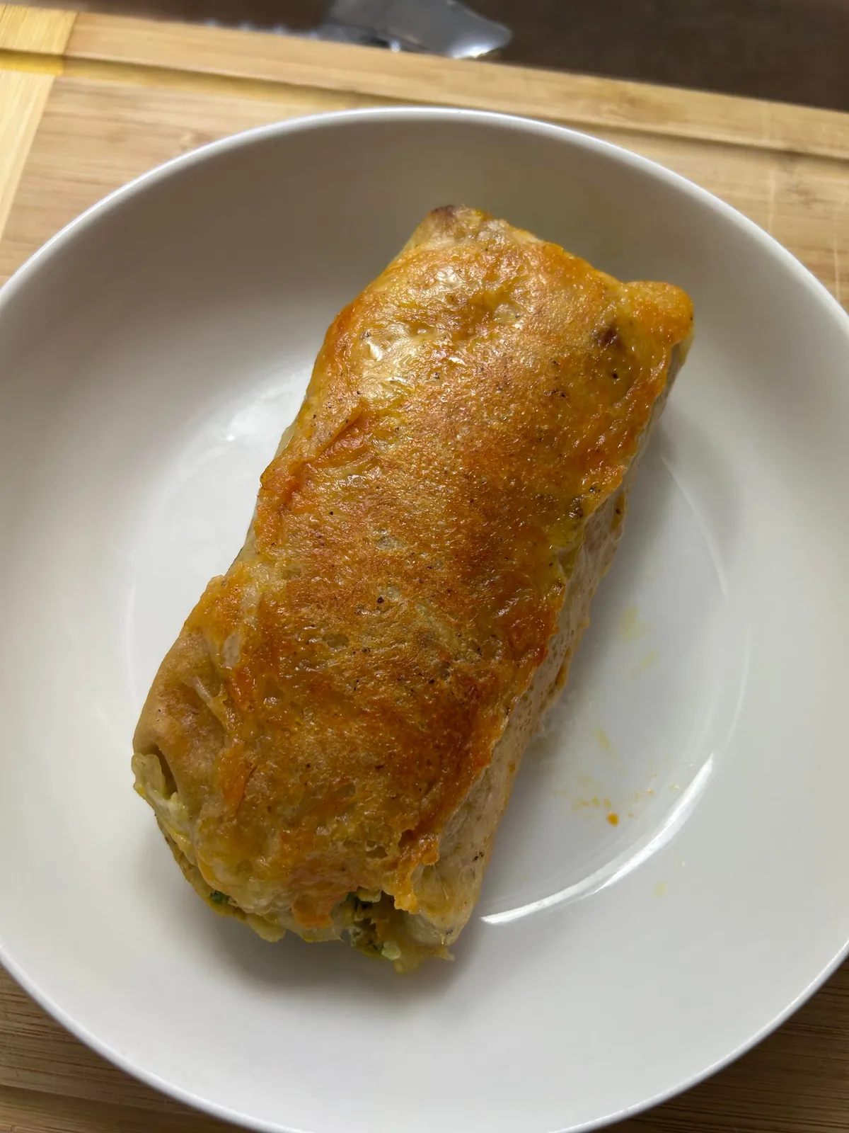 [homemade] steak burrito