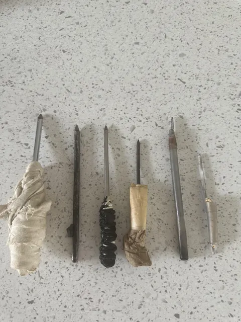 My collect of recovered weapons working in the federal prison system