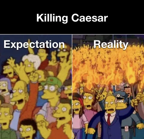 Not reaction the assassins were expecting 😂