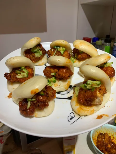 Korean Fried Chicken Bao