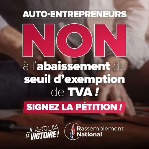 Le RN s’érige contre l’abaissement des seuils de TVA des auto-entrepreneurs, après l’avoir lui même proposé.