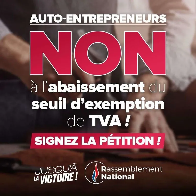 Le RN s’érige contre l’abaissement des seuils de TVA des auto-entrepreneurs, après l’avoir lui même proposé.
