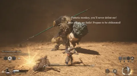 Just once I'd like to see a game where bosses will stop shit-talking and actually become afraid at low health