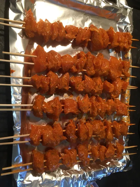 Grilling meat on a skewer? Use two skewers so they don’t turn back once you flip them.