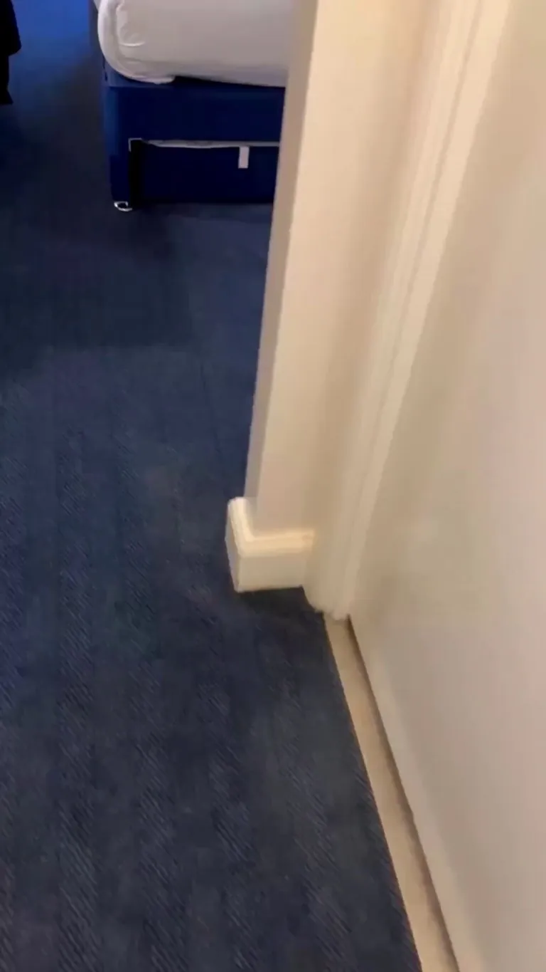 Met some guy at the bar and my husband paid for a room for us and told us to go and enjoy ourselves. He then come to check up on us and watch me