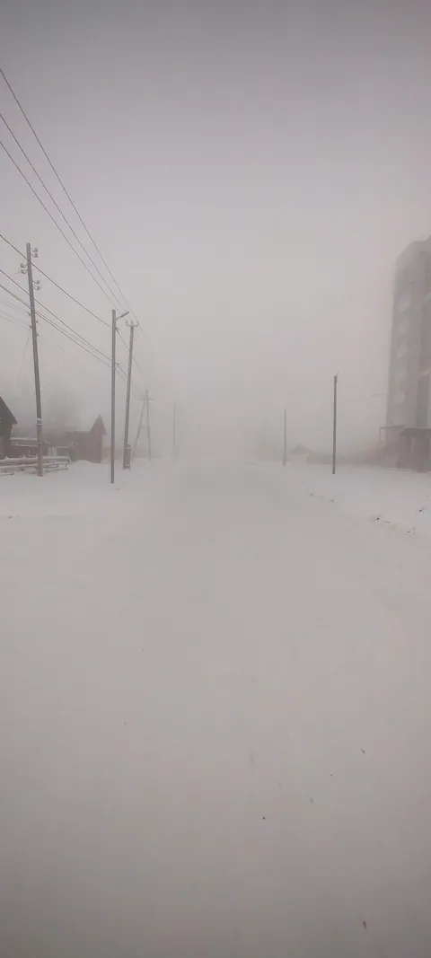 This is how - 50° looks like in Russia.