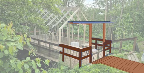 Built a Greenhouse on a Deck Over my Creek: A Summer-Long DIY Adventure