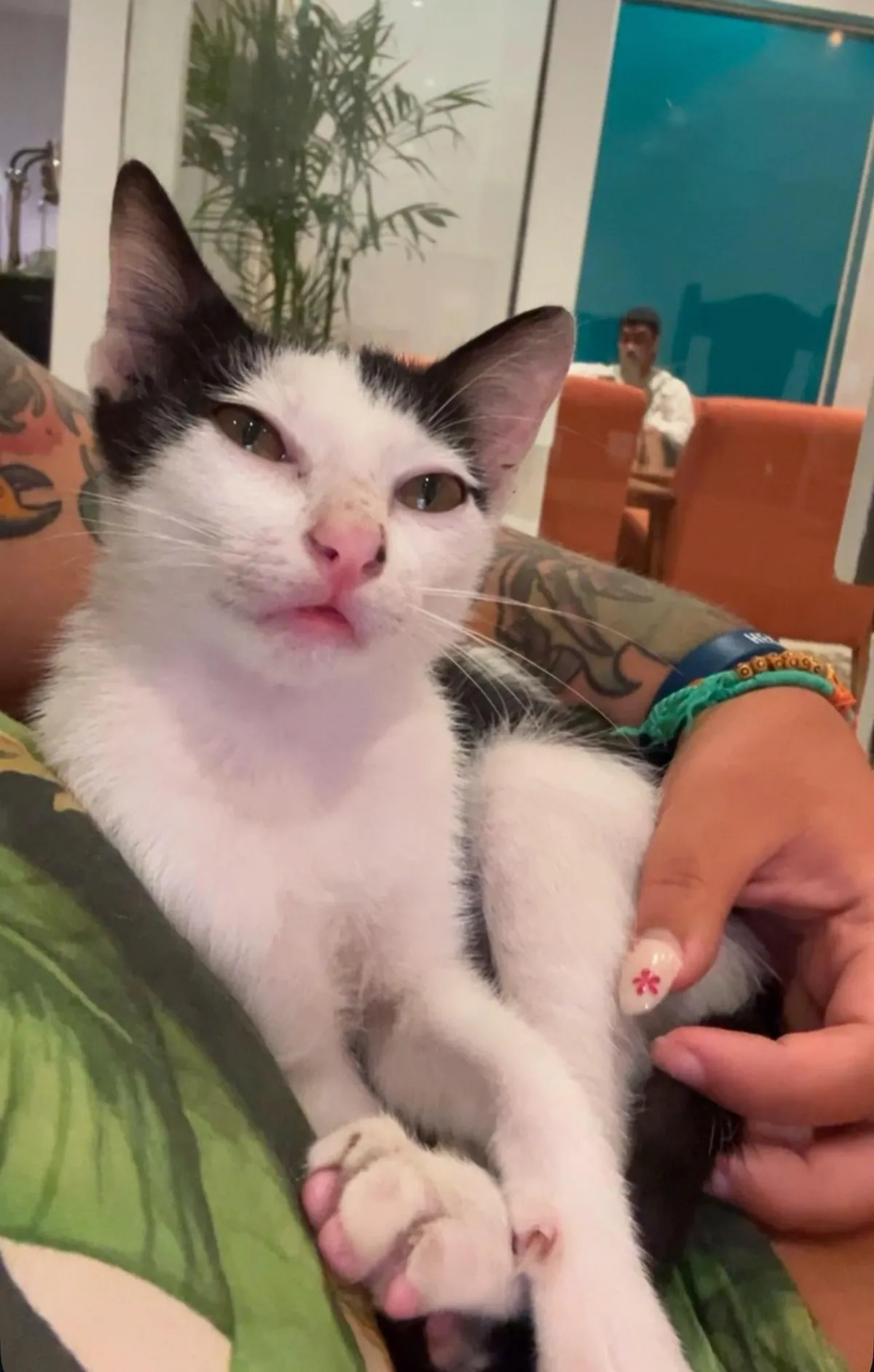 His first night off the street