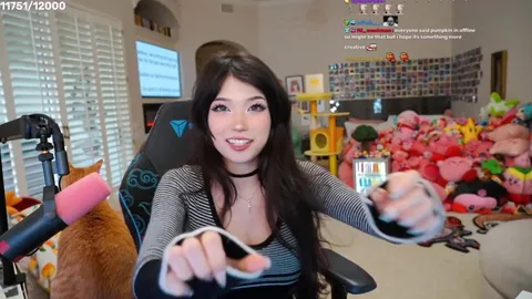 Emiru does a cosplay