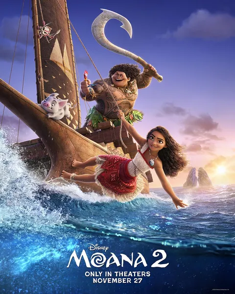 Official Poster for 'Moana 2'
