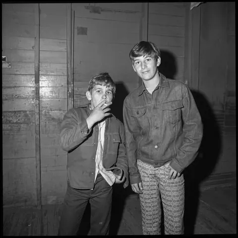 People at the Sweetheart Roller Skating Rink, Tampa, Florida, 1972-73