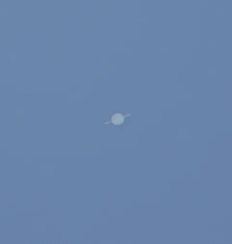 Saturn Just This Morning, Well After Sunrise