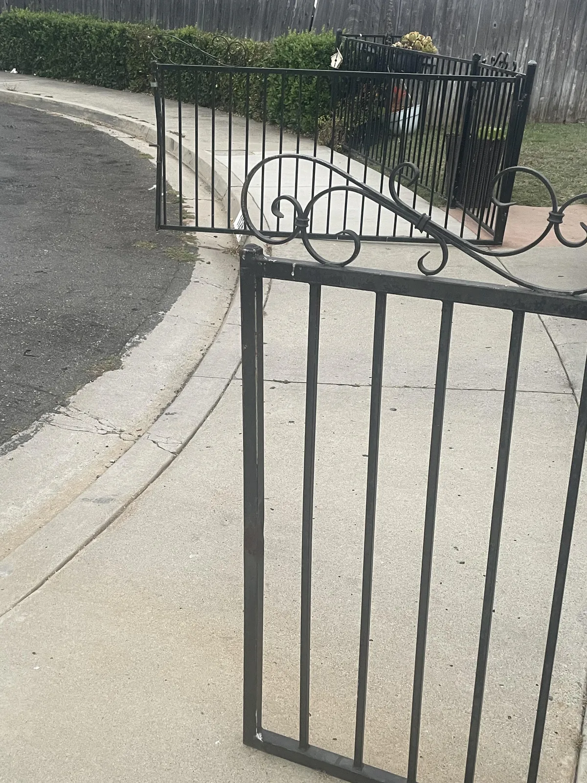 Neighbor has the sidewalk permanently blocked