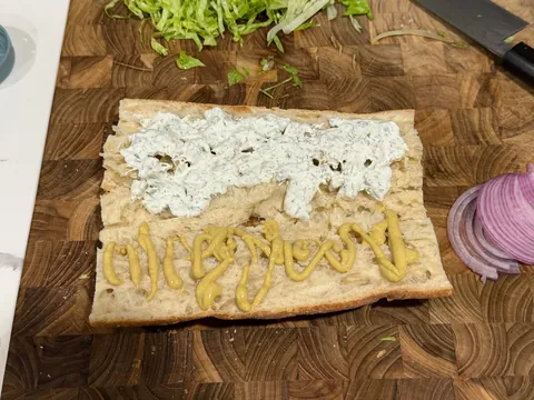 [homemade] sub sandwich.